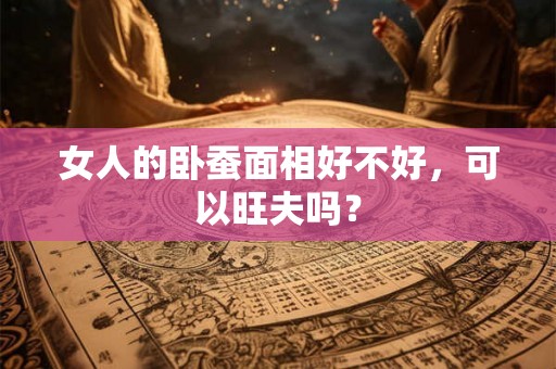 女人的卧蚕面相好不好，可以旺夫吗？