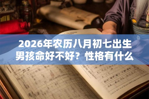 2026年农历八月初七出生男孩命好不好？性格有什么特点？