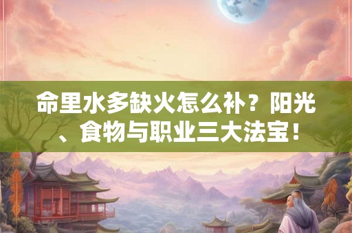命里水多缺火怎么补?阳光、食物与职业三大法宝! 命里水多缺火怎么补?阳光、食物与职业三大法宝!