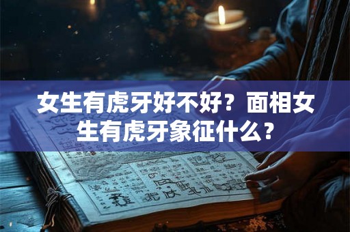 女生有虎牙好不好？面相女生有虎牙象征什么？