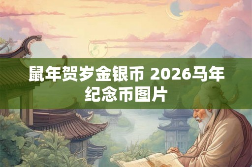 鼠年贺岁金银币 2026马年纪念币图片