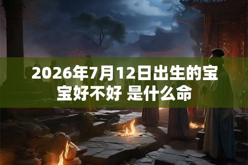 2026年7月12日出生的宝宝好不好 是什么命