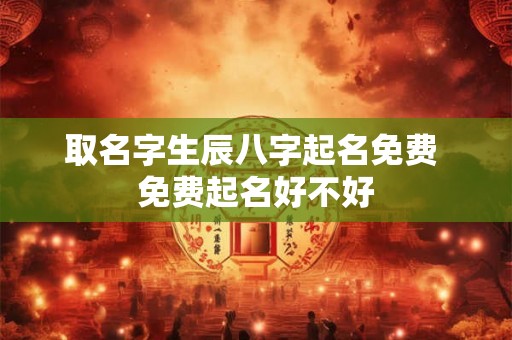 取名字生辰八字起名免费 免费起名好不好 取名字生辰八字起名免费 免费起名好不好