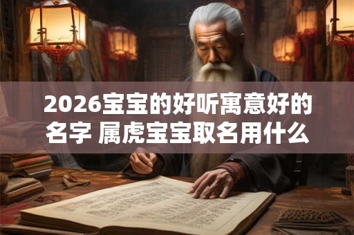 2026宝宝的好听寓意好的名字 属虎宝宝取名用什么字最好