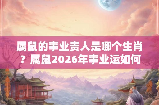 属鼠的事业贵人是哪个生肖？属鼠2026年事业运如何？