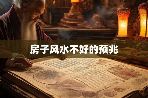 房子风水不好的预兆 房子风水不好的预兆
