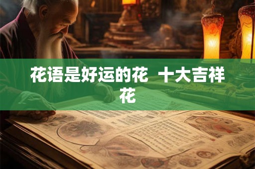 花语是好运的花  十大吉祥花