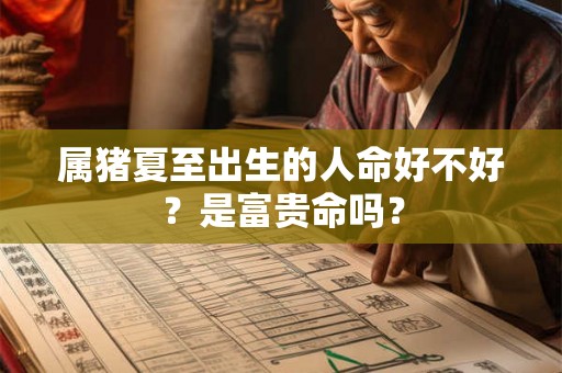 属猪夏至出生的人命好不好？是富贵命吗？
