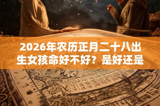 2026年农历正月二十八出生女孩命好不好？是好还是坏？