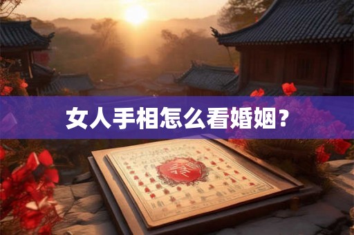 女人手相怎么看婚姻？