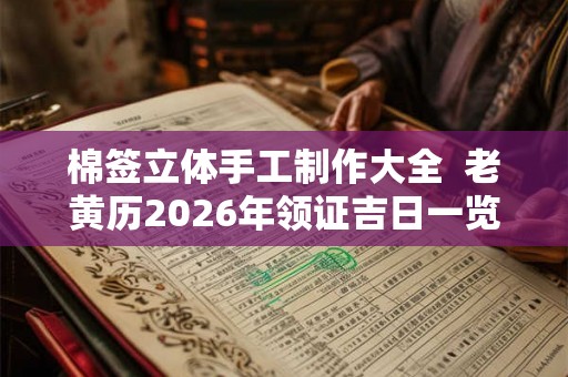 棉签立体手工制作大全 老黄历2026年领证吉日一览表 棉签立体手工制作大全 老黄历2026年领证吉日一览表