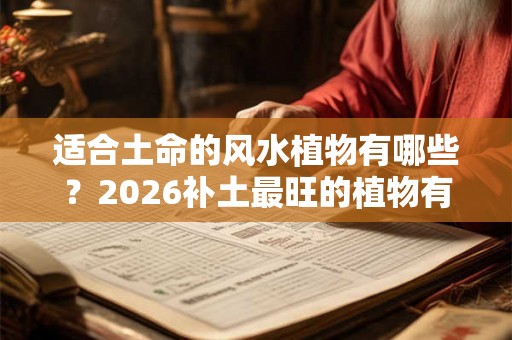 适合土命的风水植物有哪些？2026补土最旺的植物有哪些？