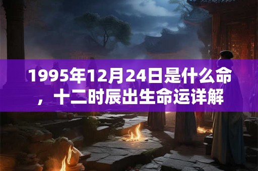 1995年12月24日是什么命，十二时辰出生命运详解