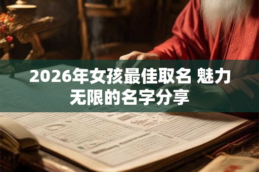 2026年女孩最佳取名 魅力无限的名字分享 2026年女孩最佳取名 魅力无限的名字分享