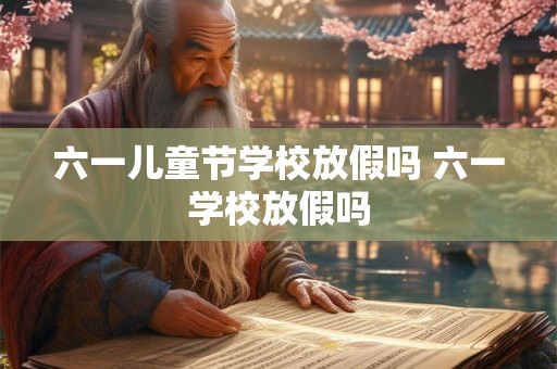 六一儿童节学校放假吗 六一学校放假吗