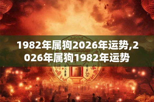 1982年属狗2026年运势,2026年属狗1982年运势