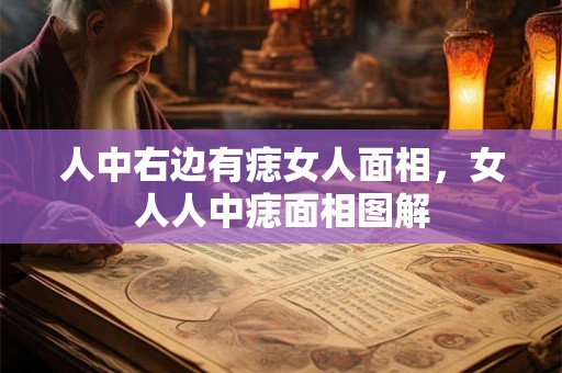 人中右边有痣女人面相,女人人中痣面相图解 人中右边有痣女人面相,女人人中痣面相图解