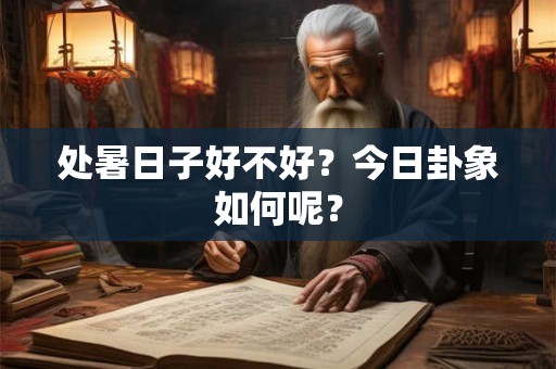 处暑日子好不好？今日卦象如何呢？