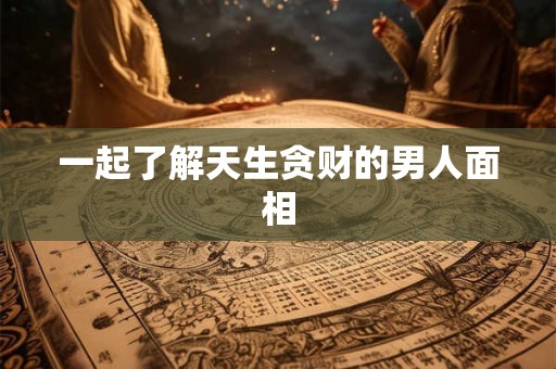 一起了解天生贪财的男人面相