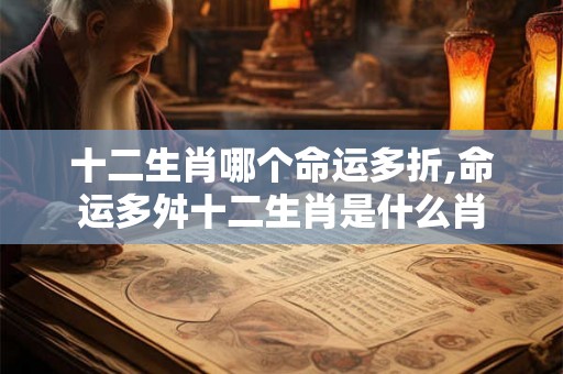 十二生肖哪个命运多折,命运多舛十二生肖是什么肖