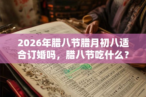 2026年腊八节腊月初八适合订婚吗，腊八节吃什么？