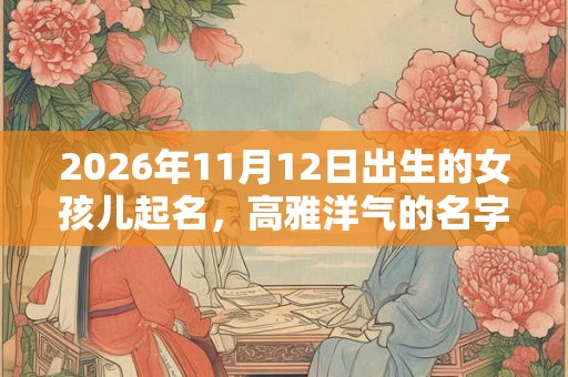 2026年11月12日出生的女孩儿起名，高雅洋气的名字精选