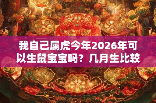 我自己属虎今年2026年可以生鼠宝宝吗？几月生比较合适？