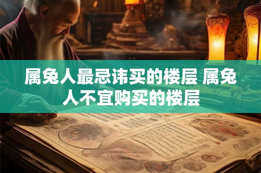 属兔人最忌讳买的楼层 属兔人不宜购买的楼层