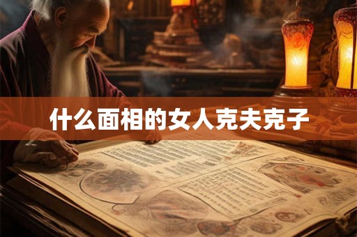 什么面相的女人克夫克子