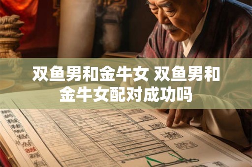 双鱼男和金牛女 双鱼男和金牛女配对成功吗