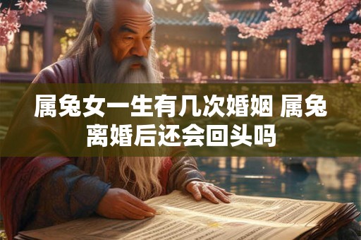 属兔女一生有几次婚姻 属兔离婚后还会回头吗