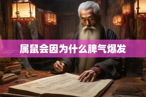 属鼠会因为什么脾气爆发