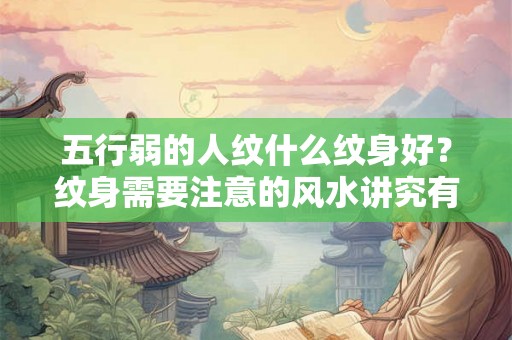 五行弱的人纹什么纹身好？纹身需要注意的风水讲究有哪些？