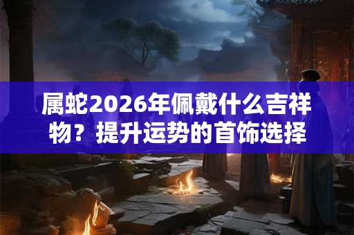 属蛇2026年佩戴什么吉祥物？提升运势的首饰选择