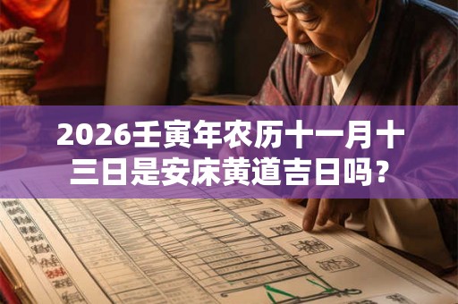 2026壬寅年农历十一月十三日是安床黄道吉日吗？