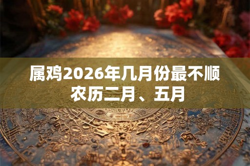 属鸡2026年几月份最不顺 农历二月、五月 属鸡2026年几月份最不顺 农历二月、五月