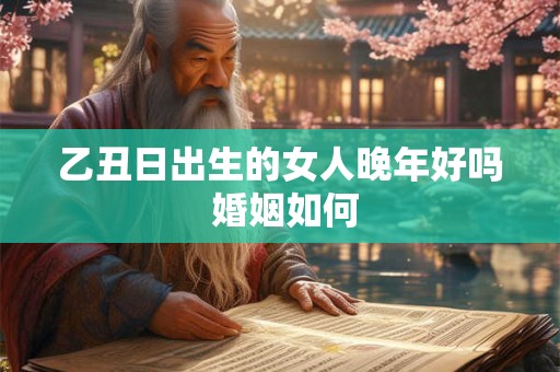 乙丑日出生的女人晚年好吗 婚姻如何