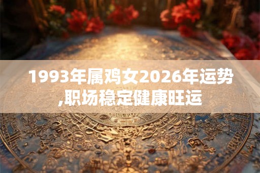 1993年属鸡女2026年运势,职场稳定健康旺运