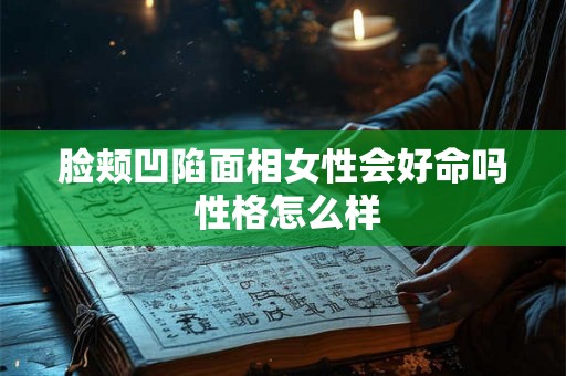 脸颊凹陷面相女性会好命吗 性格怎么样