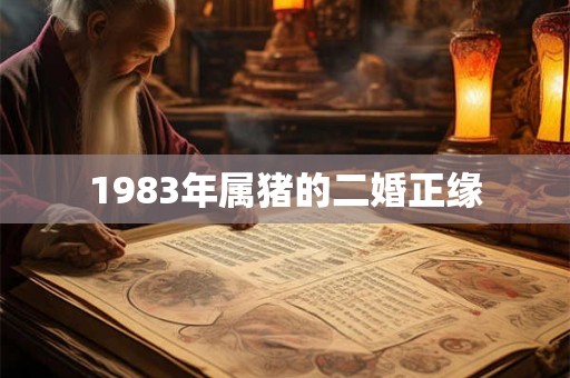 1983年属猪的二婚正缘