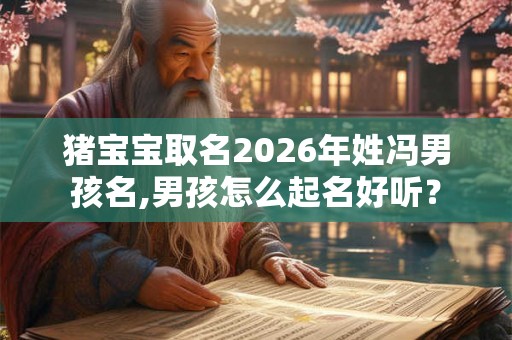 猪宝宝取名2026年姓冯男孩名,男孩怎么起名好听？