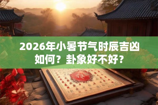 2026年小暑节气时辰吉凶如何？卦象好不好？