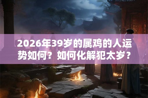 2026年39岁的属鸡的人运势如何？如何化解犯太岁？