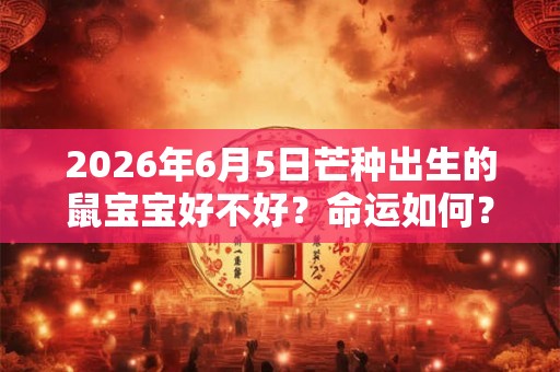 2026年6月5日芒种出生的鼠宝宝好不好？命运如何？