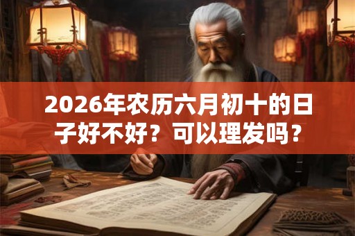 2026年农历六月初十的日子好不好？可以理发吗？
