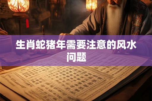 生肖蛇猪年需要注意的风水问题