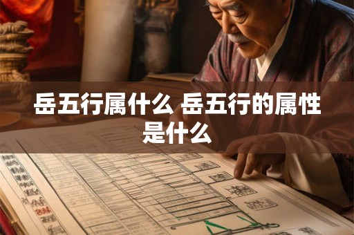 岳五行属什么 岳五行的属性是什么 岳五行属什么 岳五行的属性是什么
