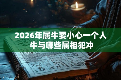2026年属牛要小心一个人 牛与哪些属相犯冲