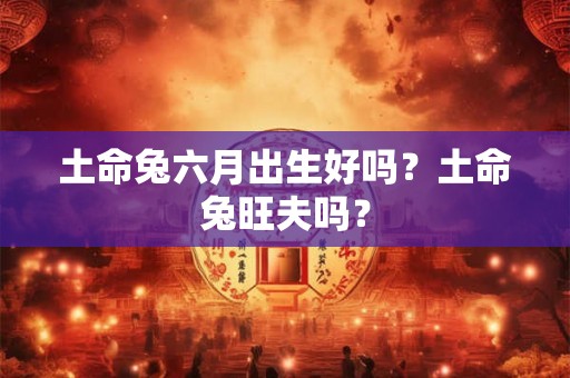 土命兔六月出生好吗?土命兔旺夫吗? 土命兔六月出生好吗?土命兔旺夫吗?