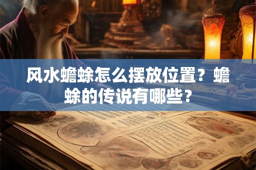风水蟾蜍怎么摆放位置？蟾蜍的传说有哪些？